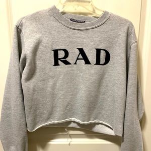 One-size BRANDY MELVILLE grey sweatshirt cozy and comfortable WARM & COZY!
